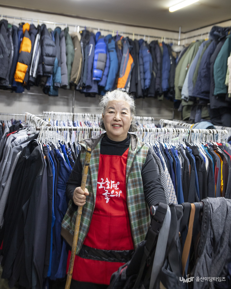 울산번개시장 구제나라 김정옥 사장